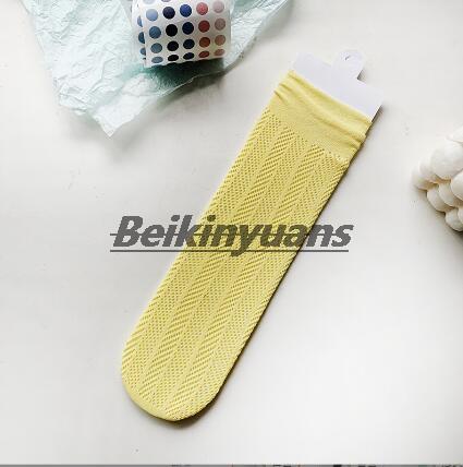 Zomer Dunne Kinderen Sok Hollow Out Mesh Sokken Kinderen Snoep Kleur Crus Anti-Muggen Sokken Van De Meisjes calcetines: style 10