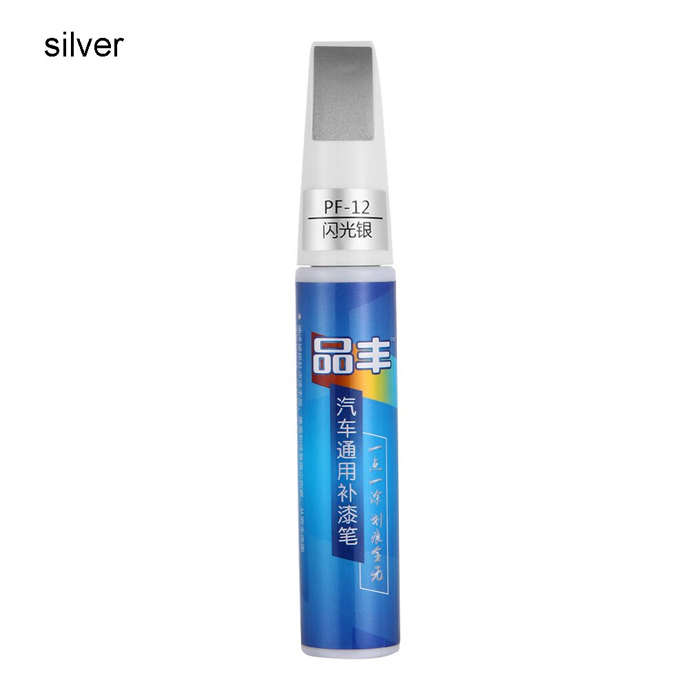 1Pcs Coat Painting pen Mending Car Remover Scratch Repair Paint Pen Clear Painting Pens: Silver