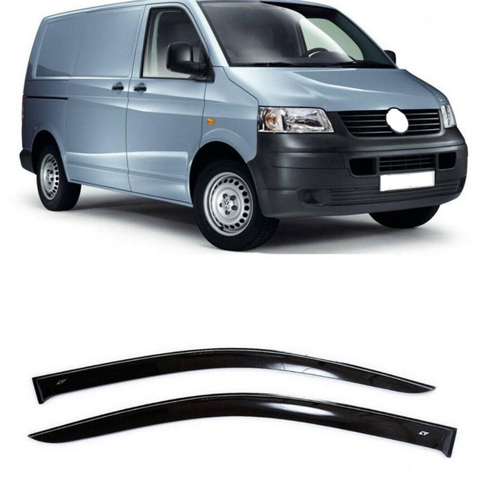 2Pcs Window Deflector Car Trim Side Vent Shades Air/Rain Guards Ventvisor Window Sun Visor for VW Transporter T5/T6 2003-