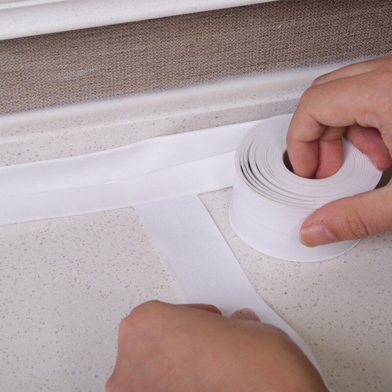 Kitchen Moldproof Waterproof Tape Moisture-proof Sink Gap To Fill The Beauty Seam Stickers Toilet Stickers Corner Line Seal GY