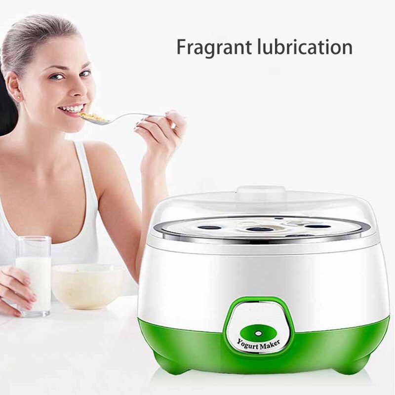 Small Automatic Electric Yogurt Maker 0.8L Stainless Steel Fermenter Homemade Yoghourt Machine for Baby Kids Food