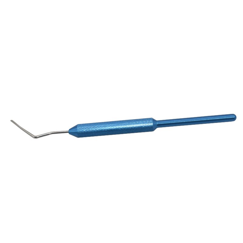 Aguja de injerto móvil de larvas de acero inoxidable, herramientas de apicultura, sistema de cría de abejas y abejas, mover gusanos para apicultura, 1 unidad: Azul oscuro