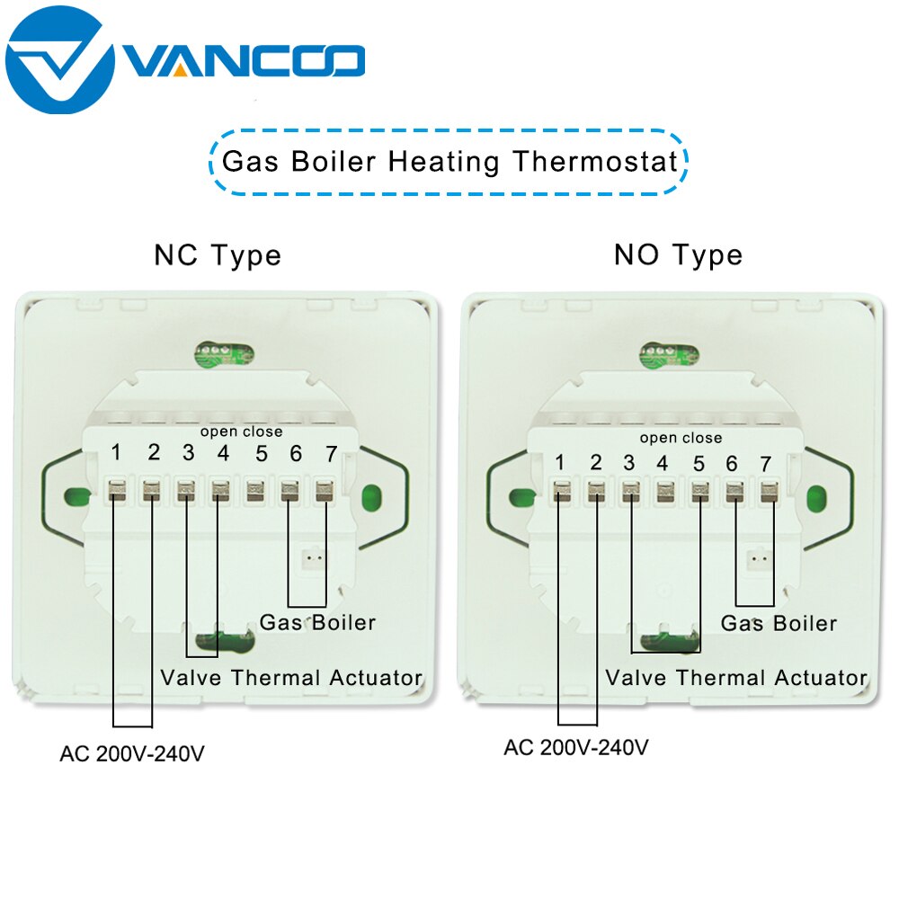 Vancoo Wi-FI Gas Boiler Thermostat 220V Smart Warm Floor Heating Controller thermostat for Boiler Temperature Controller