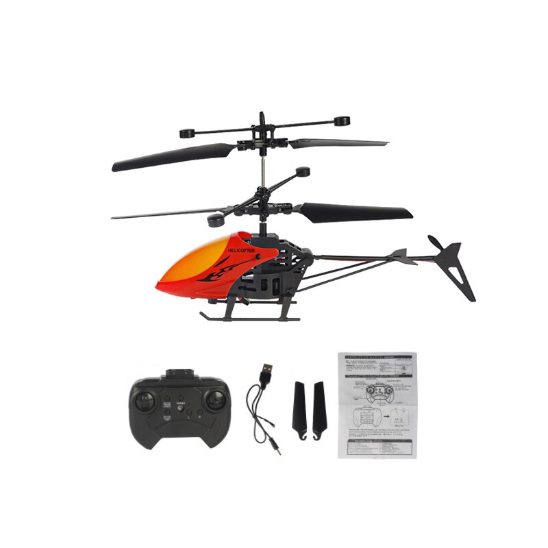 2.4G Remote Control Helicopter Two Way Remote Control Flying Fish With Gyroscope Light Model Aircraft For Kids Year: Type B 02