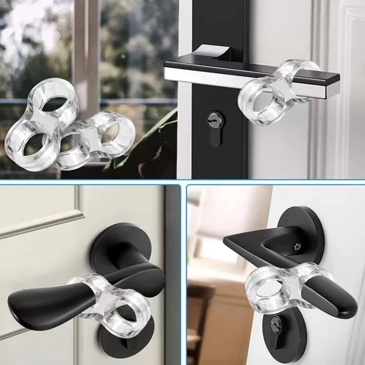 Transparante Deurstop Deurklink Muurbeschermingen Meubelbeschermingen Pad Home Improvement Anti-Shock Borgring Stop