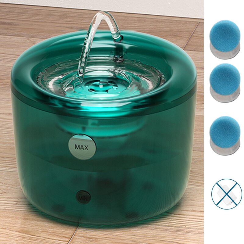 Nowy inteligentny kot fontanna robić picia filtr automatyczny dozownik robić wody w obiegu 1.6L automatyczny czujnik podajnik robić napojów: A02-Filter X3