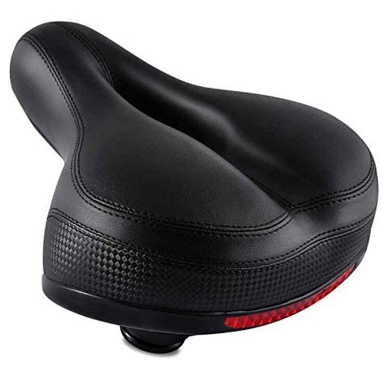 Comfort Bike Bicycle Saddle Replacement Padded Soft Memory Foam with Shock Absorbing Rubber Balls Seat for MTB Bike: Default Title