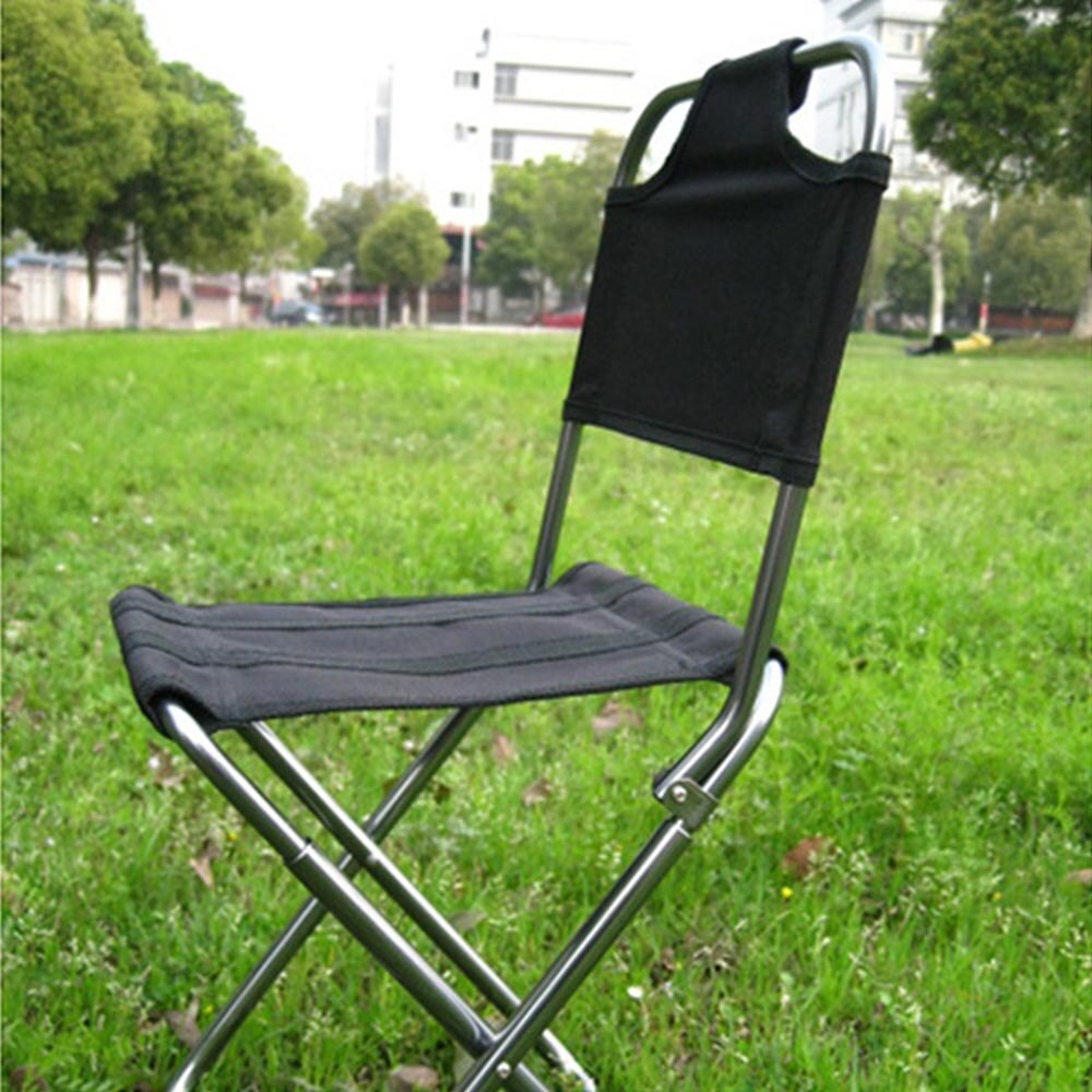 Utomhus hopfällbar aluminium stål stol fiskestol hopfällbara stolar camping picknick strand resa bärbar