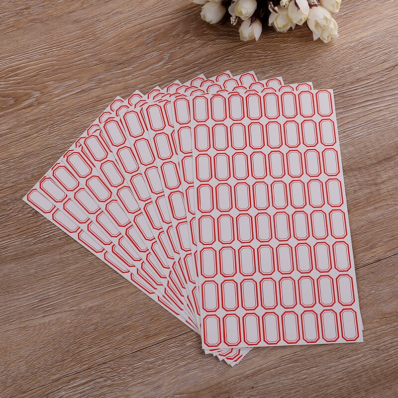 10sheets/pack Stationery Label/Sticker White Label Write Name Sticker Blank Sticker Label Child Stationery Stickers