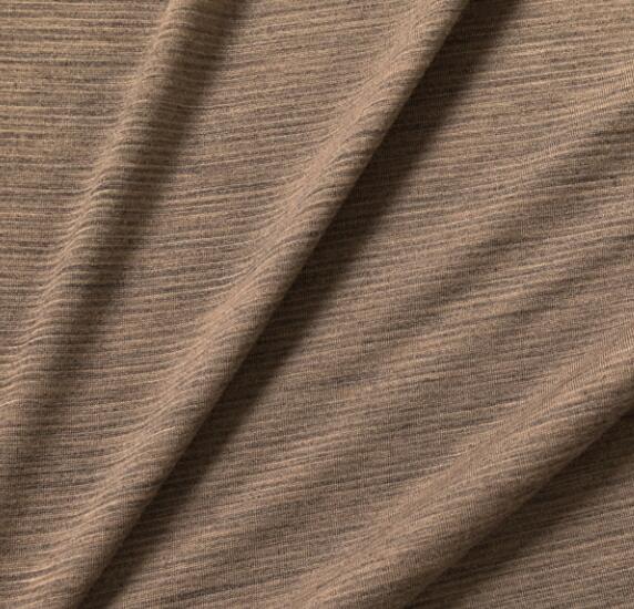 High-end tricolor strikket uld hudvenlig elastisk tynd tidligt efterår merino fint uld strikket stof bund cardigan fa: Brun
