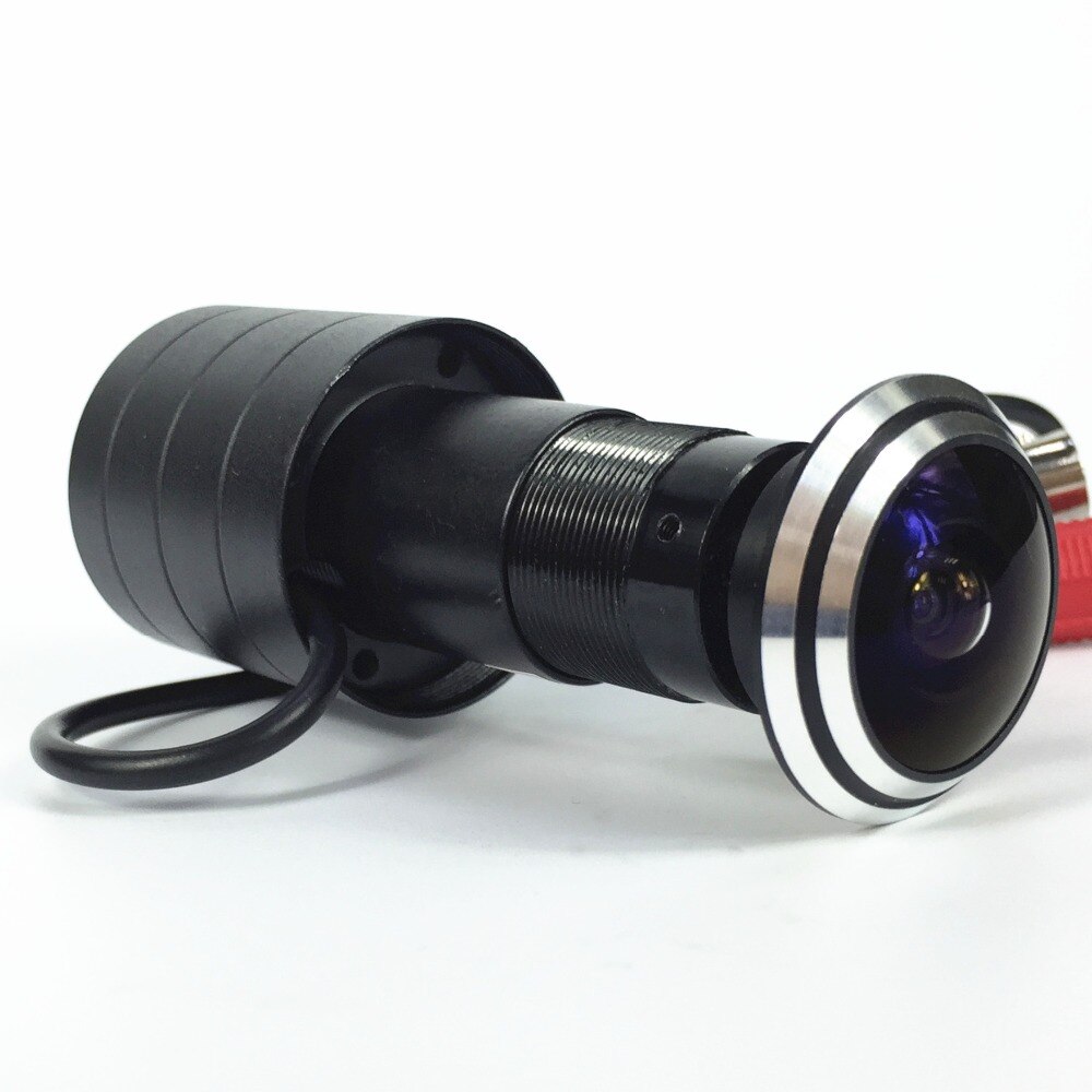 Shrxy vidvinkel 800 tvl ccd kablet mini dør øje hul videokamera farve dørview mini cctv kamera med 12 v 1a adapter