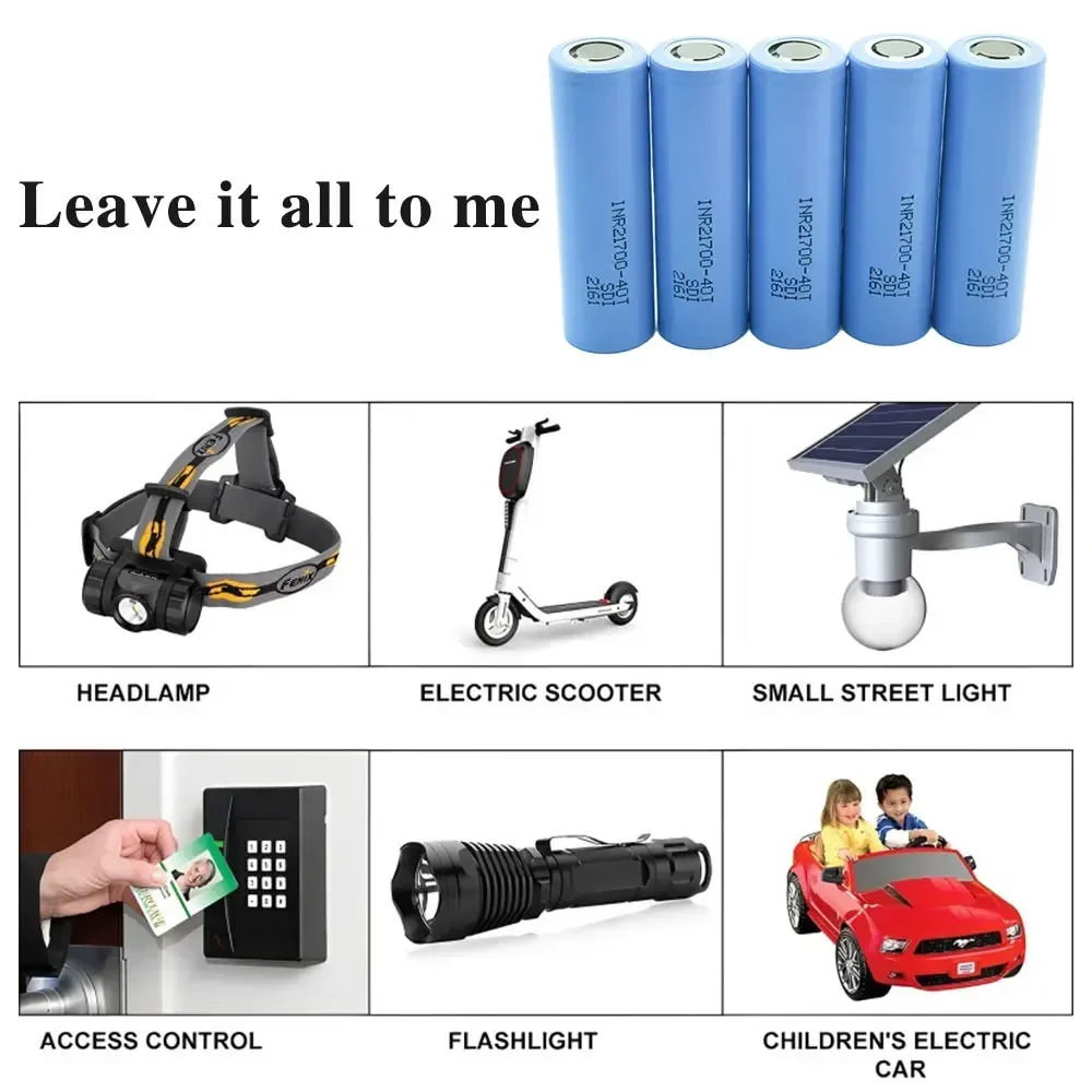 💯4000mah 30A 40T 21700 Lithium Ion Rechargeable Battery , High Discharge/High Capacity 3.7V 21700 Lithium Ion Battery♻️