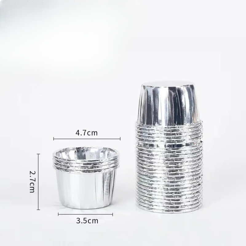50 Uds. Mini paquete pequeño de papel para tazas de magdalenas, envoltorios para cupcakes, cajas para tazas para hornear, cajas para muffins, herramientas para pasteles DIY, suministros de cocina para hornear
