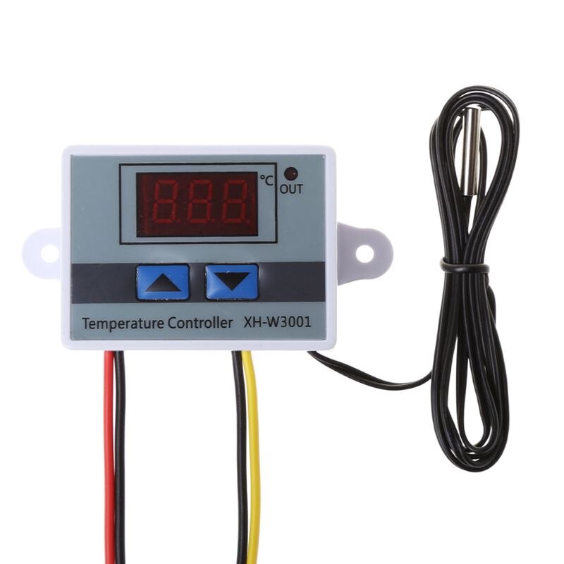 12V 10A Digital LED Temperature Controller Thermostat Control Switch Probe 517A
