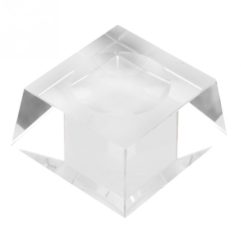 80mm gennemsigtigt system krystalkugleformet håndværk indretning miniatureglas sfære hjemmekontor ornament stil: Grundlag