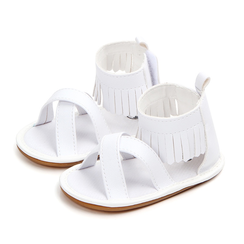 Baby Girl Sandals Newborn PU Tassel Sandals Newborn Baby Girl Shoes Cute Child Sandals For Baby Girls