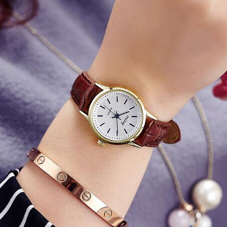 Relojes elegantes para amantes, simples números romanos, correa de cuero para parejas, reloj de pulsera resistente al agua, para amantes, reloj de vestir para hombres y mujeres