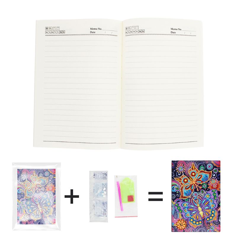 50 Pages Diamond Painting Planner Notebook Note Book Cross DIY Special Shaped Embroidery Cross Stitch A5 School Diary Book Craf