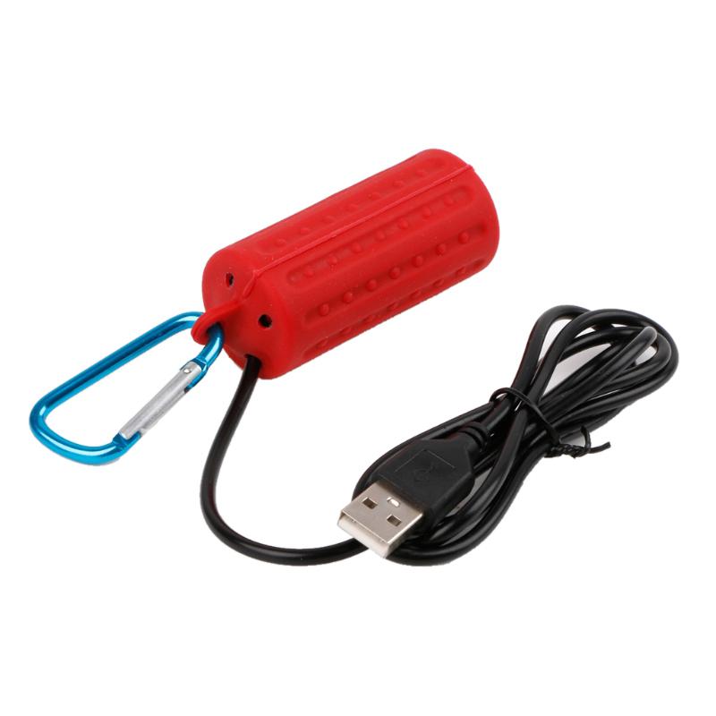 Aquarium Aquarium Zuurstof Luchtpomp Draagbare Mini Usb Rechargerable Luchtpomp Mute Energiebesparende Vis Voeden Benodigdheden Accessoires: red