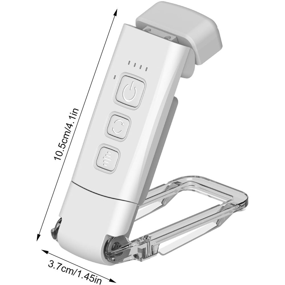 Luz de lectura de libros para lectura de cama, recargable, portátil, con Clip, luz de lectura LED, Mini lámpara de escritorio alimentada por USB regulable