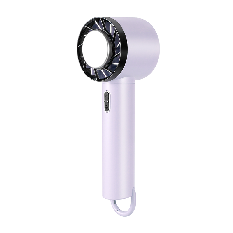 Draagbare mini-handventilator Koeling koeling Hangende rugzak kleine ventilator buiten 2000mAh USB oplaadbare handventilator: Rood