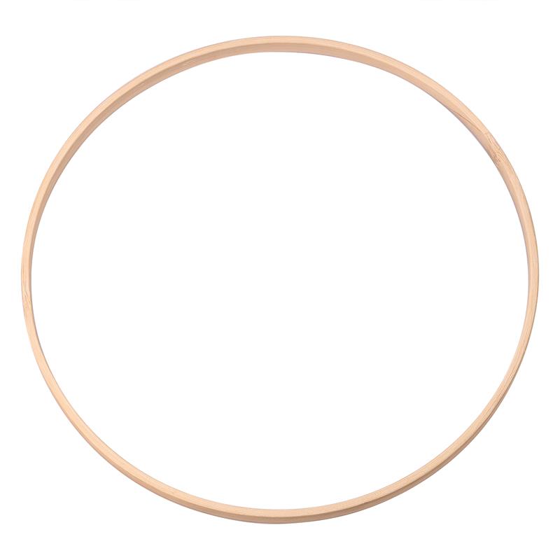 Cerceau floral en bois de bambou pour la décoration de la maison, cerceau en macramé, anneaux en bois pour la fête de mariage, couronne de fleurs bricolage, réplicateur de cadre, 1PC: plum