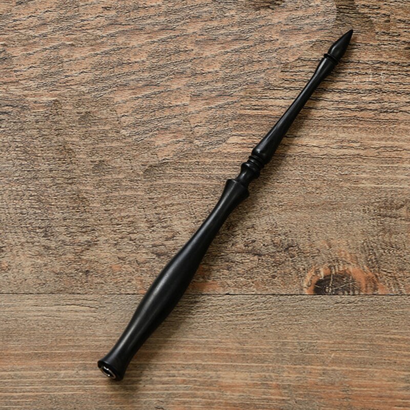 Engelsk lige dip penholder palisander kalligrafi nib dip pen holder kobberplade dip pen