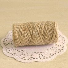 1 Roll 100m Natural Brown Jute Hemp Rope Cord DIY Making Gardening String Crafts