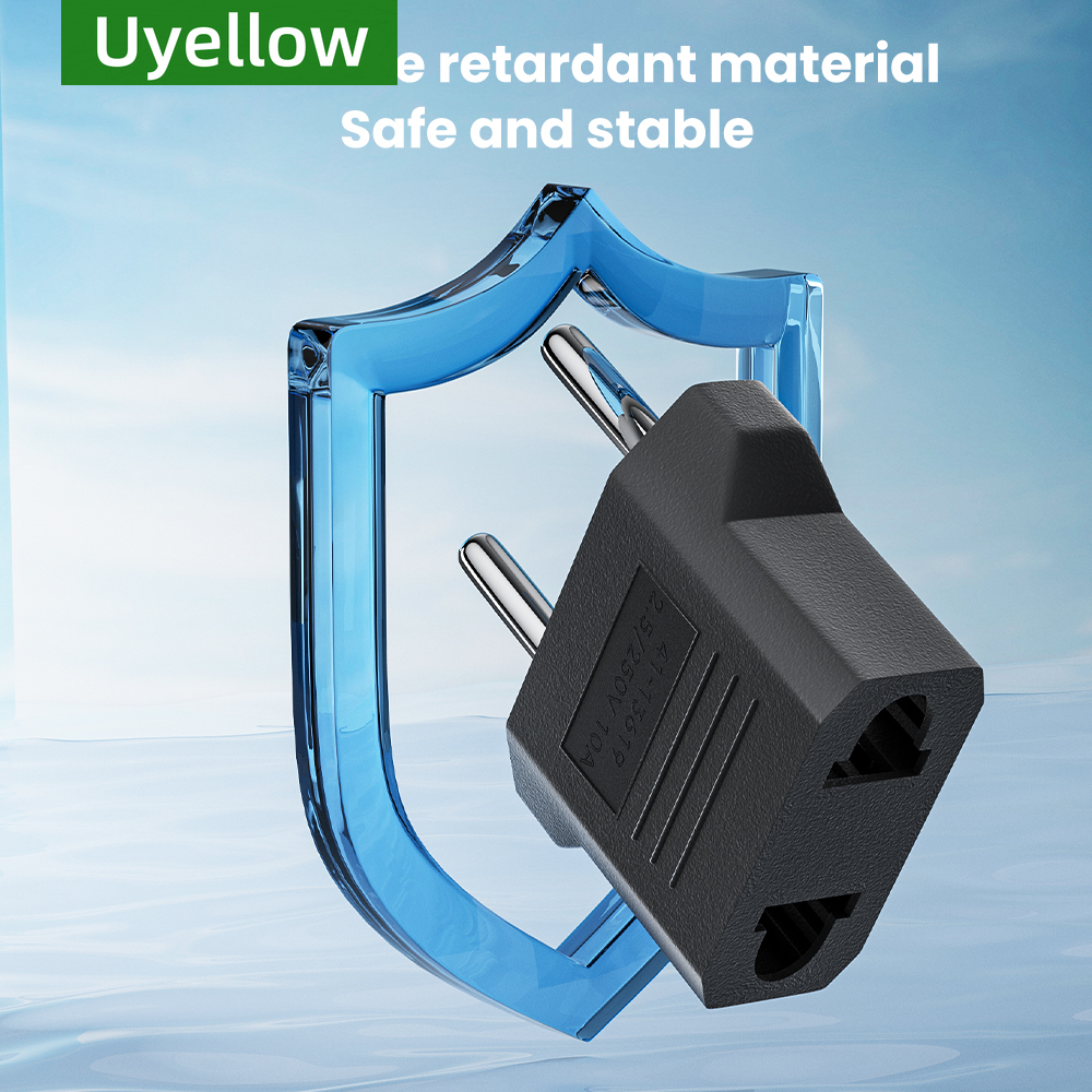 Gele VS naar EU-stekkeradapter EU Euro KR-stekkeradapter Reizen KR-adapter Elektrische EU KR-stekkerconverter Stopcontact Europa