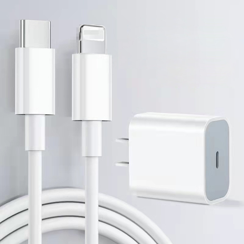 20w fast charger adapters for apple iphone 13 pro 12, 11 xs mini, android, eu power adapter, us plug, type c port cable