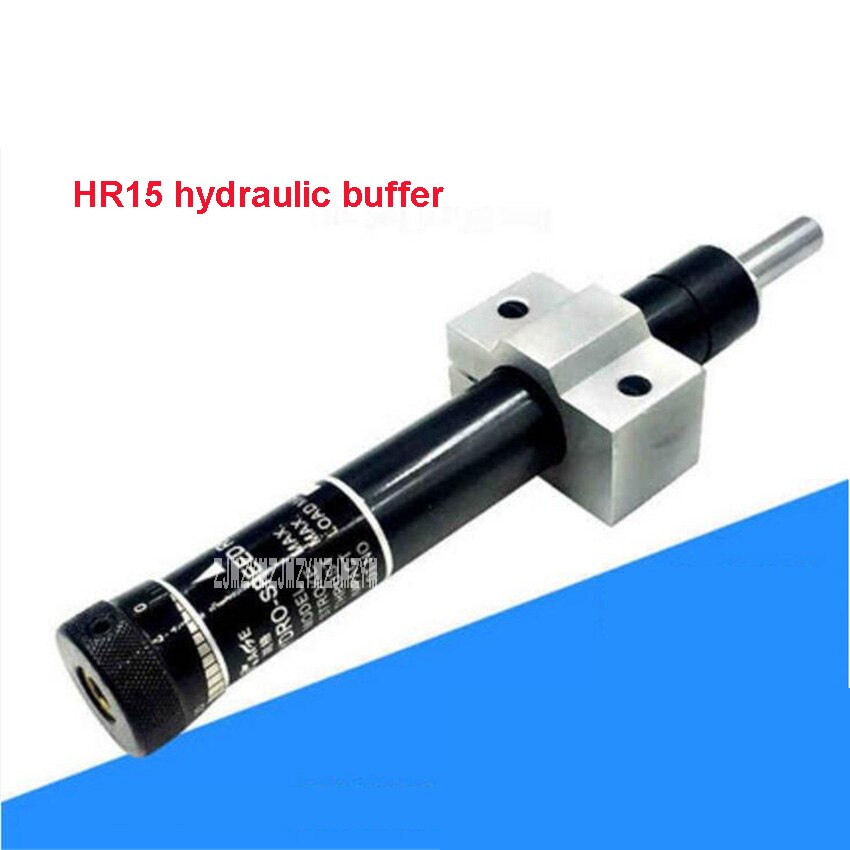 HR15 Hydraulic Buffer High Pneumatic Precision Adjustable Hydraulic Steady Speed Damping Buffer 15-350kgf 0-60 Degrees