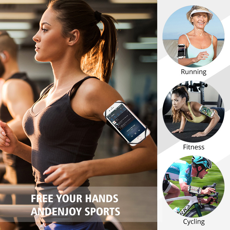 Removable Bracelet Holder Mobile Telephone Sports Bracelet Outdoor Pols Smartphone Stand Arm Band for Samsung Xiaomi Support