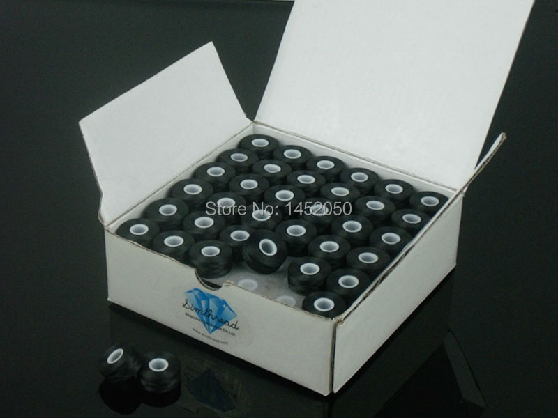 Pre-wound Bobbin Thread L Size Sideless 75D/2