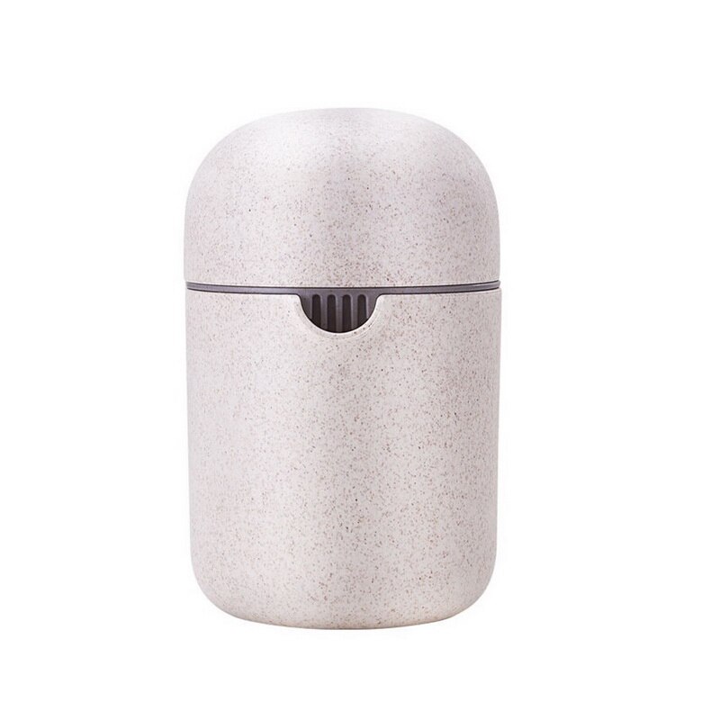 Mini hånd juicer sitrus appelsin presse glid rotasjon trykk antiskli reamer for sitron lime grapefrukt liten husholdningspresser: Grå
