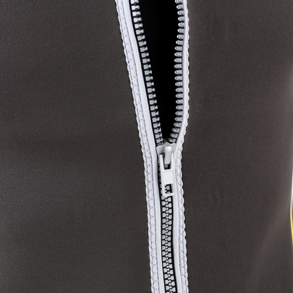 Chaleco de neopreno para hombre, traje con cremallera frontal de 3mm, para buceo, surf, Kayak