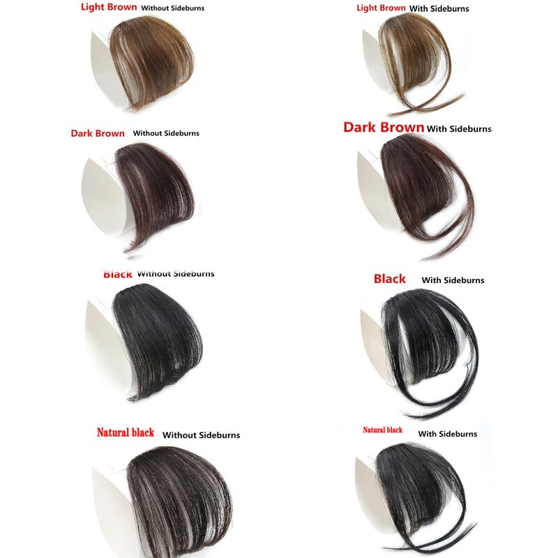 MERISI włosy włosy spinacz w grzywka syntetyczne powietrze grzywka cienkie niewidoczne rozszerzenie prosto przód schludny peruka dla kobiet