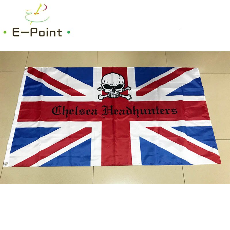 Chelsea Headhunters Flag 2ft*3ft (60*90cm) 3ft*5ft (90*150cm) Size Christmas Decorations for Home Flag Banner