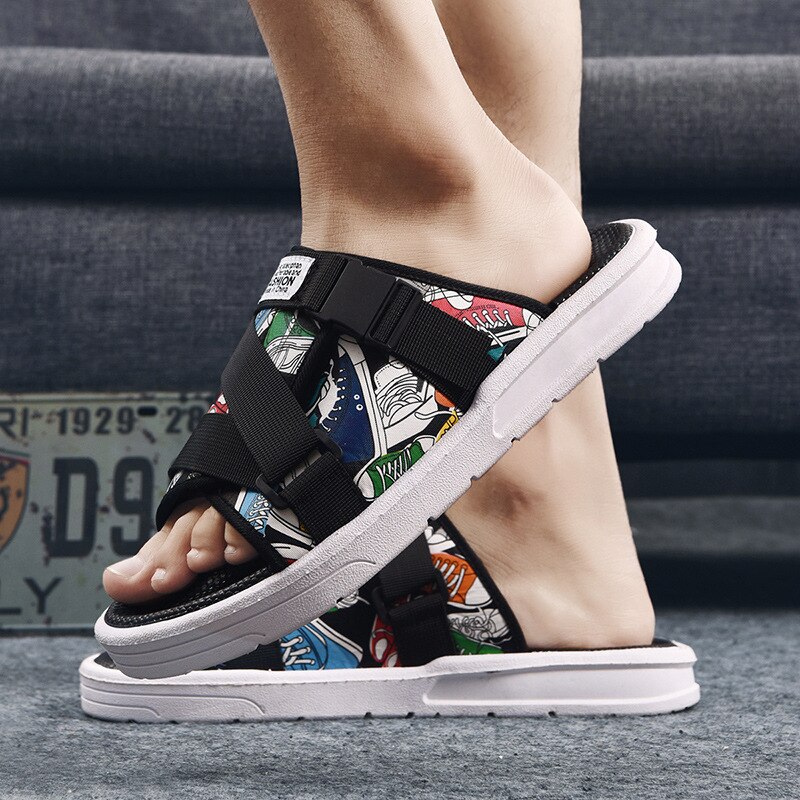 Men Summer Shoes Plus Size 36-45 Slippers Couple Slippers Flip-flops Comfortable Footwear Casual Shoes Sapatos Masculino