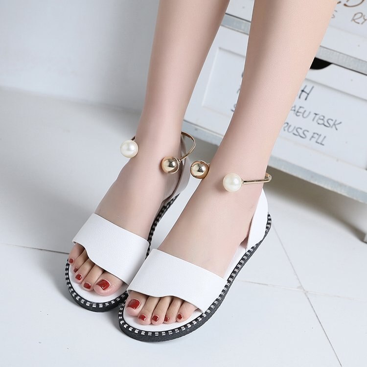 Hoksvzy sandaler klipklapper sommer rom slip-on åndbare skridsikre sko dame slides solid dfgd -a12