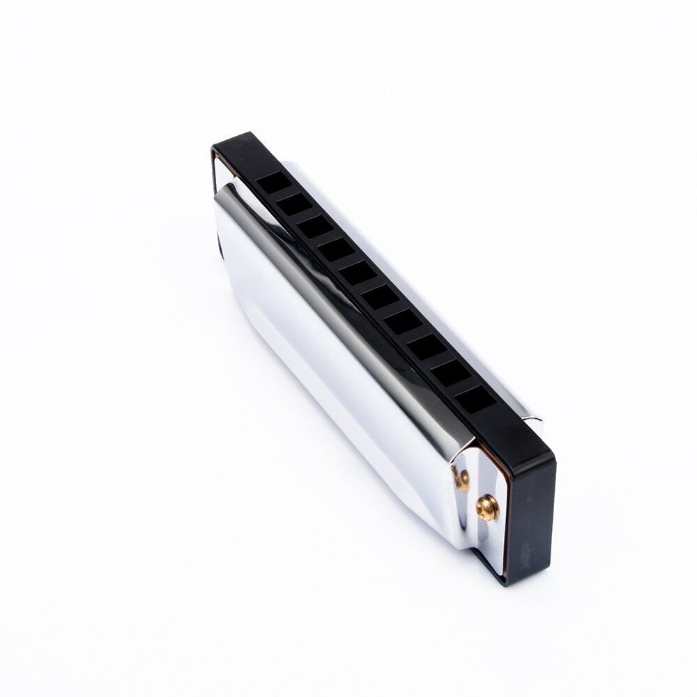Blues Harmonica 10 Gaten 20 Tone Sleutel Van C Blues Jazz Rock Folk Muziekinstrument Diatonische Harp Roestvrij Staal Met case