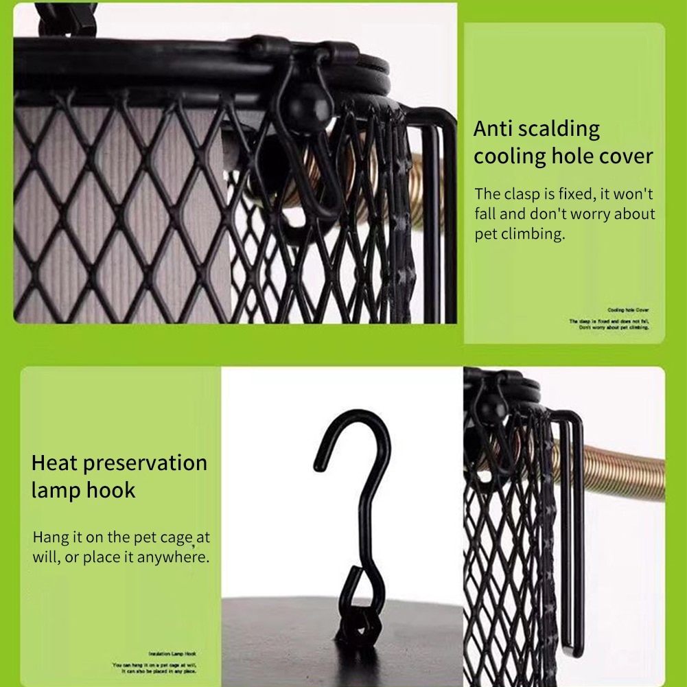 Brooder Pet Supplies Chickens Hamsters Heating Lamp Holder With Cage Multiuse Hedgehogs Ceramic Socket For Reptiles Anti Scald