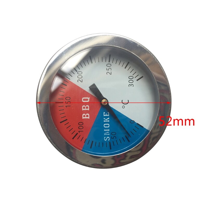Thermomètre de four à grand cadran de cuisine, jauge de température de cuisson pour four à barbecue, compteur de cuisson des aliments et de la viande