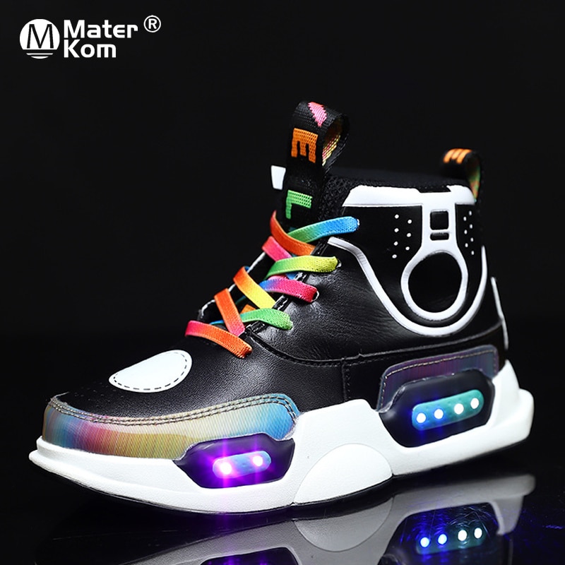 Kinderen Verlichte Schoenen Kids Sneakers Voor Jongens Meisjes Gloeiende Sneakers Lichtgevende Voor Kids Krasovki Met Backlight Led Slippers