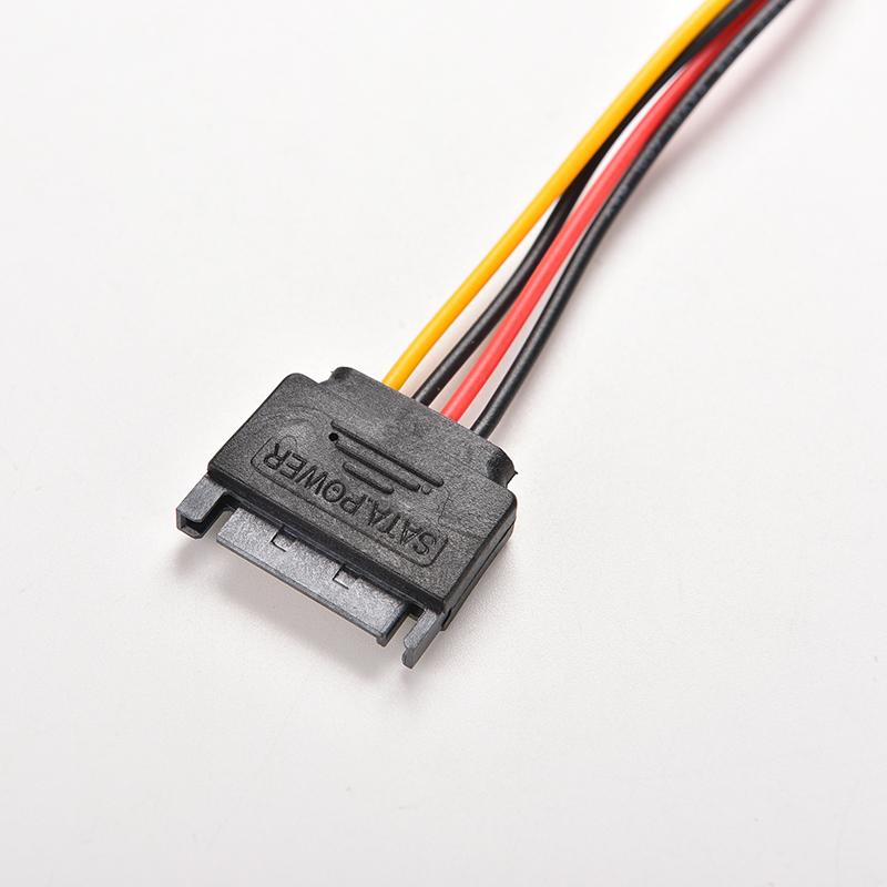 20cm 15 Pin SATA Male to Female 15 Pin 15P SATA Adapter Power Extension Cable Wire Cord 8 Inches 1pc