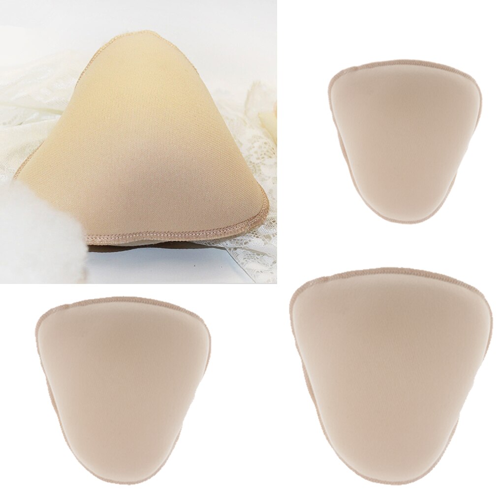 Ditta morbido Schiuma Forme Del Seno Del Reggiseno Enhancer Inserti Mastectomia 3 Size