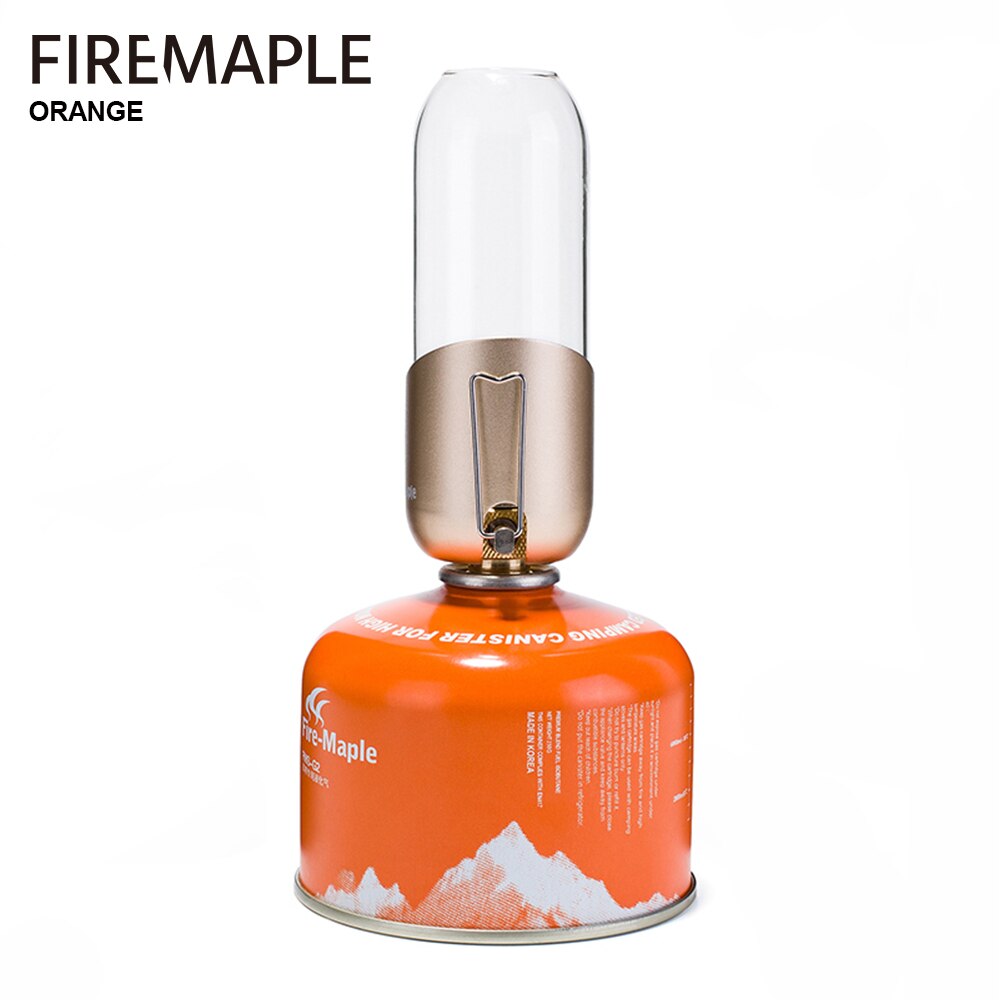 Fire Maple Oranje Gas Lantaarn Outdoor Propaan Isobutaan Brandstof Verlichting Voor Camping Wandelen Backpacken Romantische Ambiance Gas Lamp