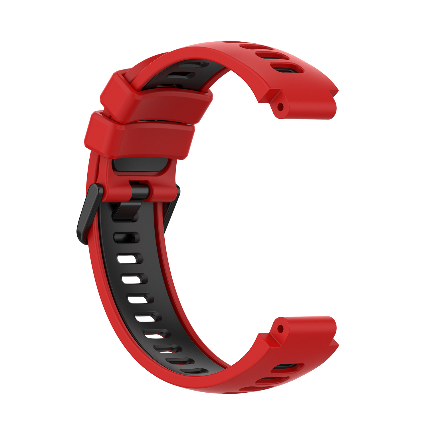 Para Garmin Forerunner 220 230 235 620 630 735XT correa de silicona accesorios de reloj: BLACK WHITE