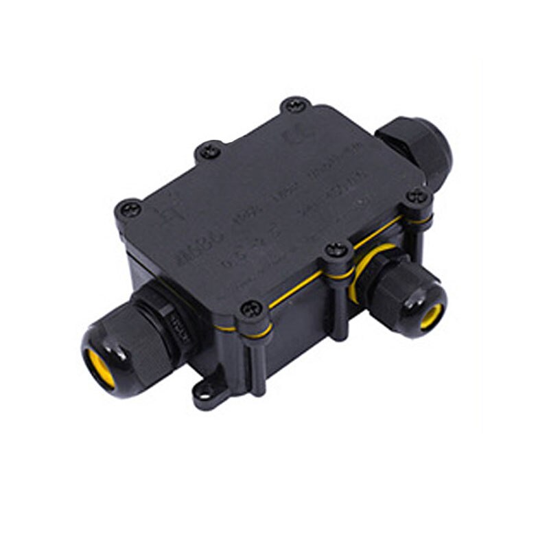 2/3/4/5/6 Way IP68 Waterproof Junction Box Electrical Enclosure Block Cable Connecting Line Protection for Wiring Accessories: 3 Way