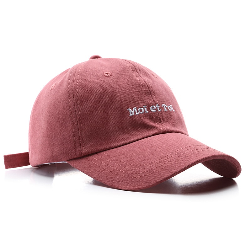 Casual baseballpet voor dames en heren moi et toi borduurhoed jongens meisjes snapback pet kleppen pet casquette