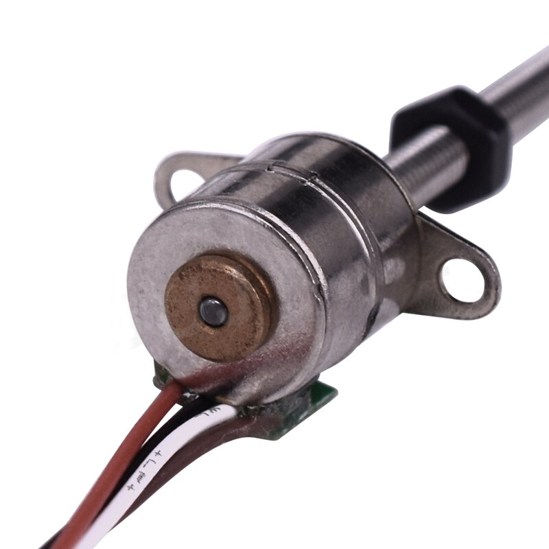 udar 23mm długo liniowy Uruchamiacz mikro mini 10mm krok silnik 5V 2 faza 4 drut precyzja Stepper silnik
